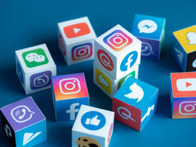 social media icons link to learn more about digital marketing