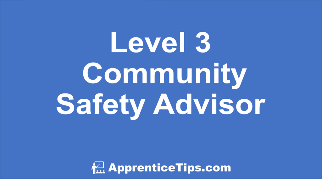 apprenticetips.com banner - Level 3 - Community Safety Advisor Apprenticeship